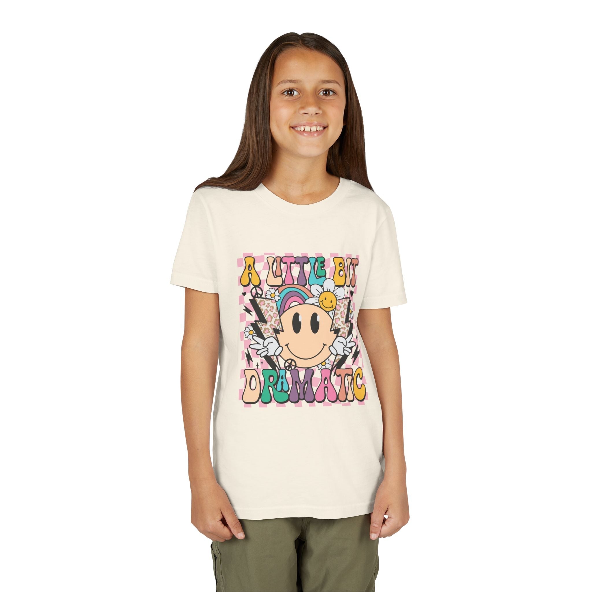 Youth Graphic T-Shirt - A Little Bit Dramatic | Kids clothes by atgodanddesigns