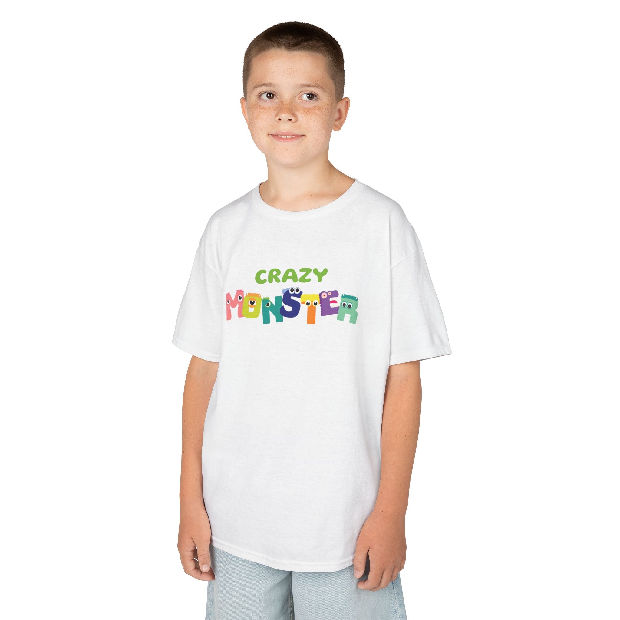 Youth Graphic T-Shirt - Crazy Monster | Kids clothes by atgodanddesigns