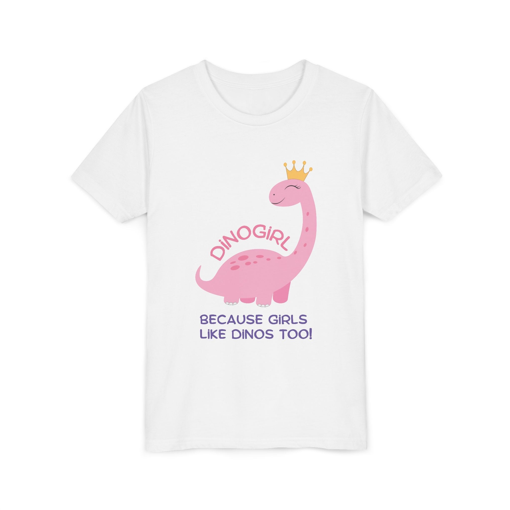 Youth Graphic T-Shirt - DINOGIRL Because Girls Like Dinos Too! | Kids clothes by atgodanddesigns