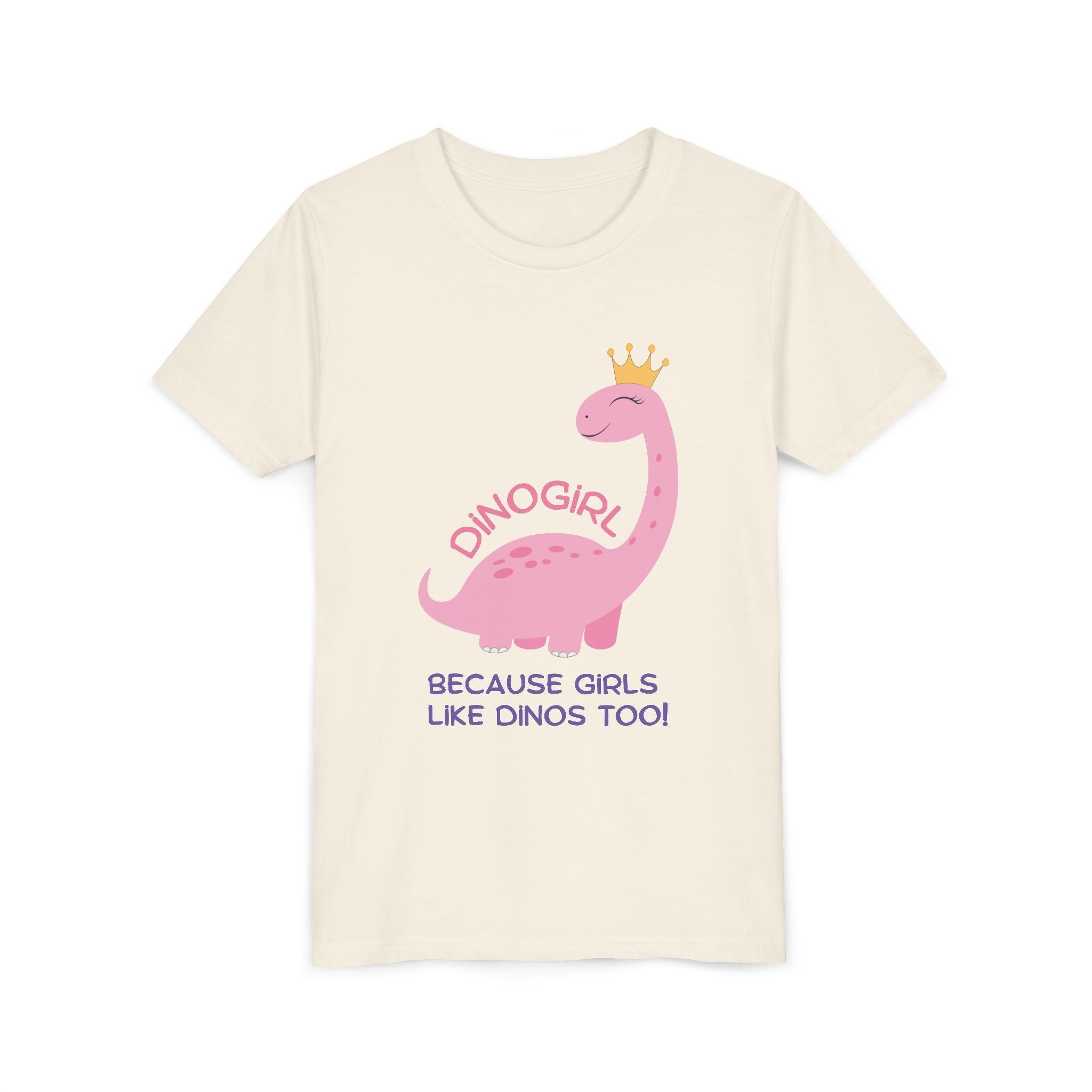 Youth Graphic T-Shirt - DINOGIRL Because Girls Like Dinos Too! | Kids clothes by atgodanddesigns