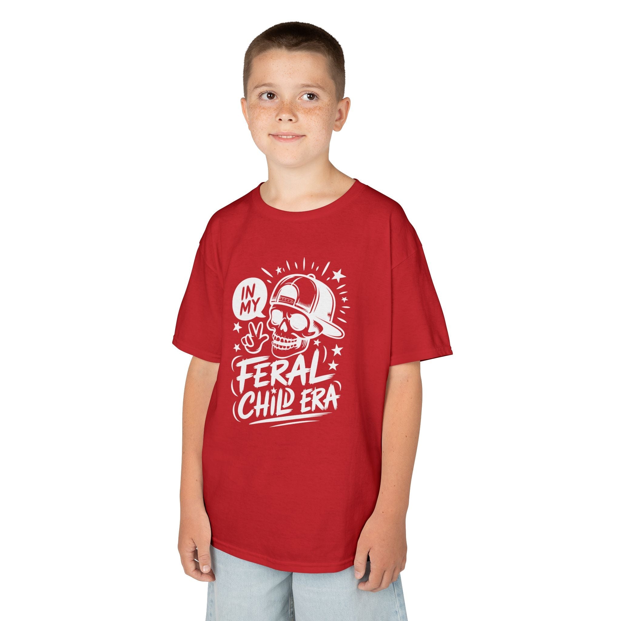 Youth Graphic T-Shirt - In My Feral Child Era | Kids clothes by atgodanddesigns