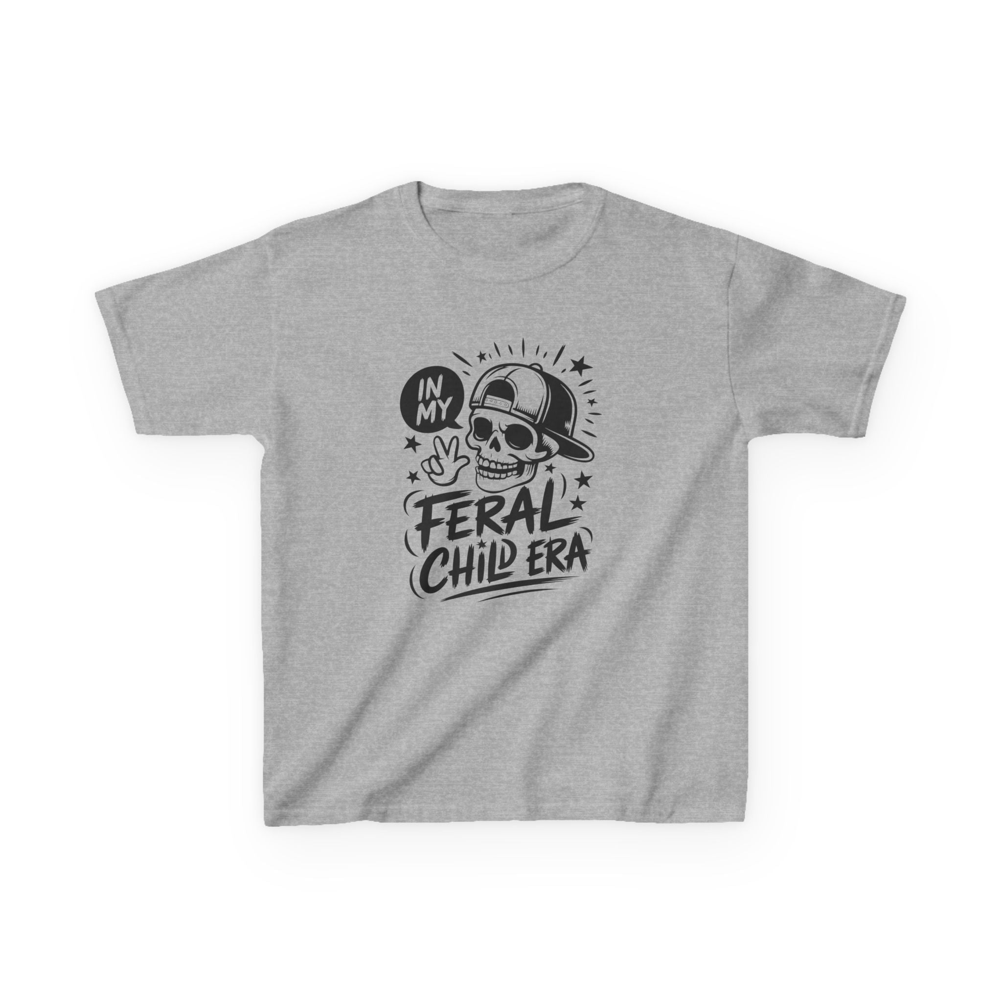 Youth Graphic T-Shirt - In My Feral Child Era | Kids clothes by atgodanddesigns