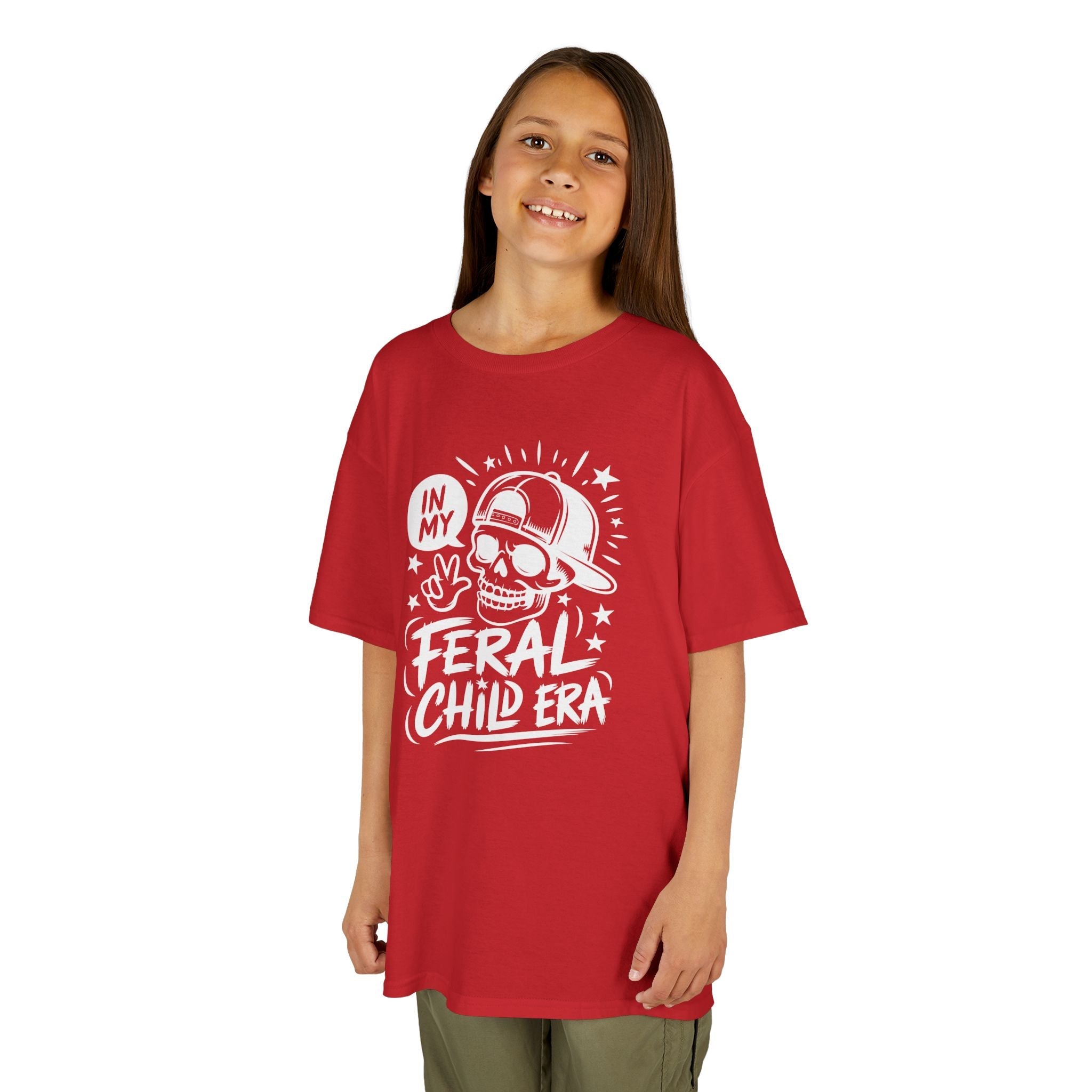 Youth Graphic T-Shirt - In My Feral Child Era | Kids clothes by atgodanddesigns