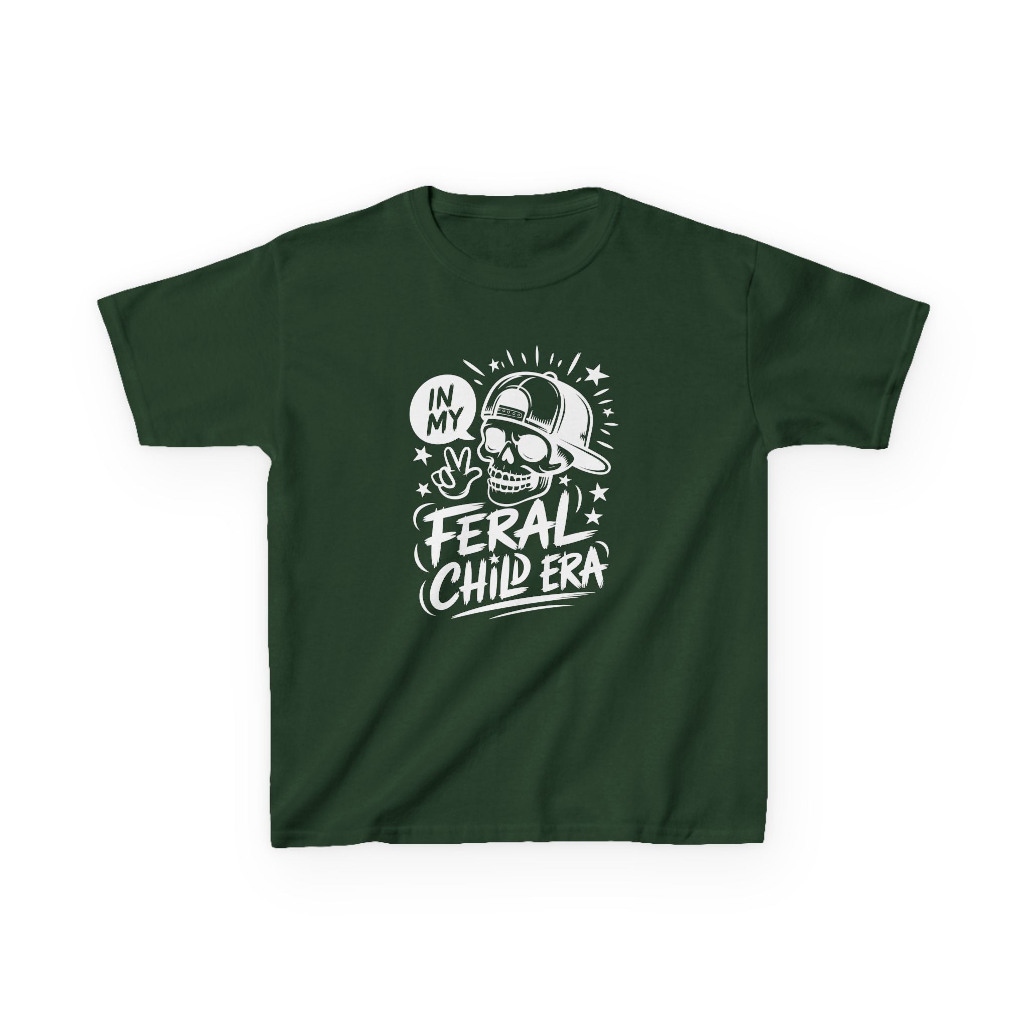 Youth Graphic T-Shirt - In My Feral Child Era | Kids clothes by atgodanddesigns