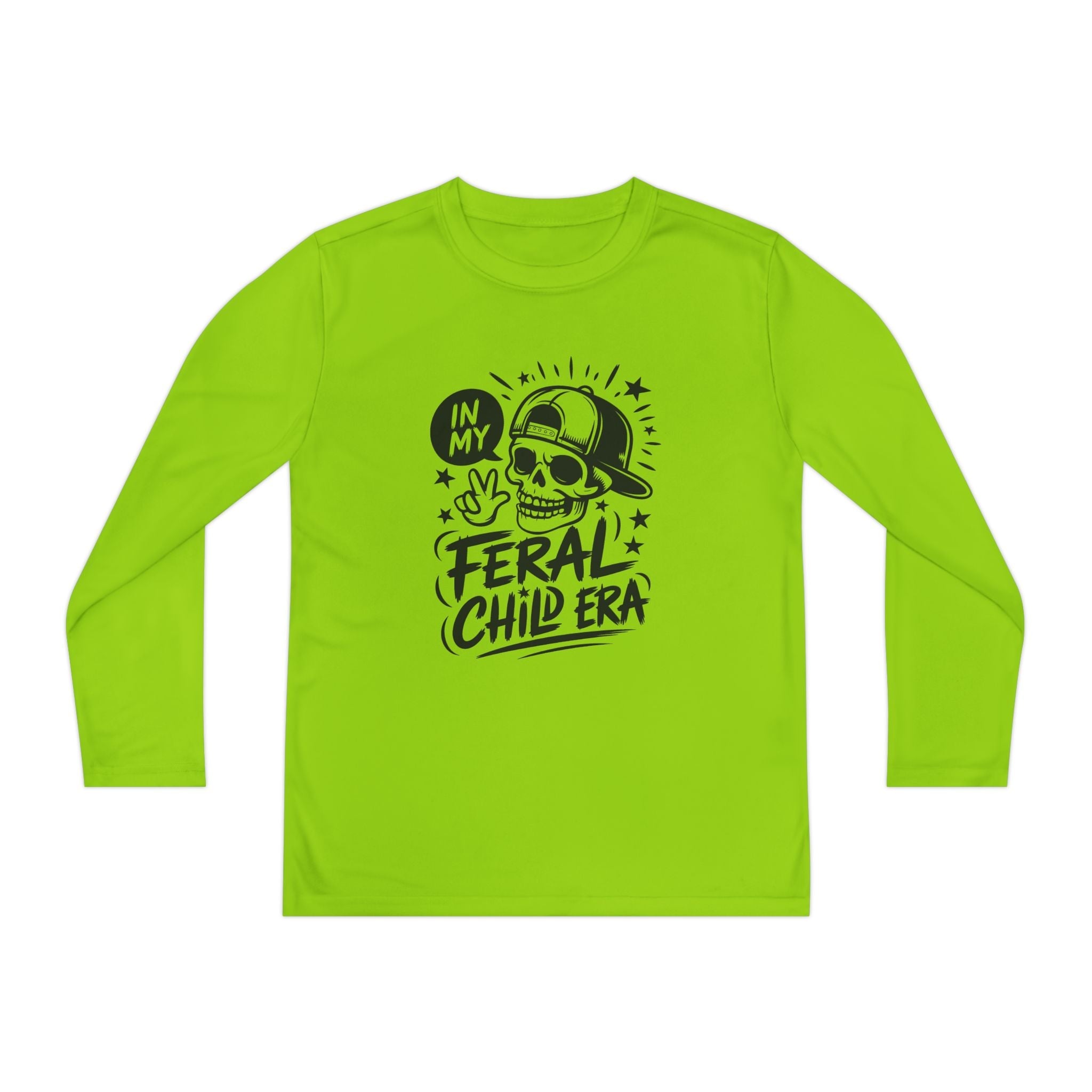 Youth Graphics Long Sleeve T-Shirt - In My Feral Child Era | Kids clothes by atgodanddesigns