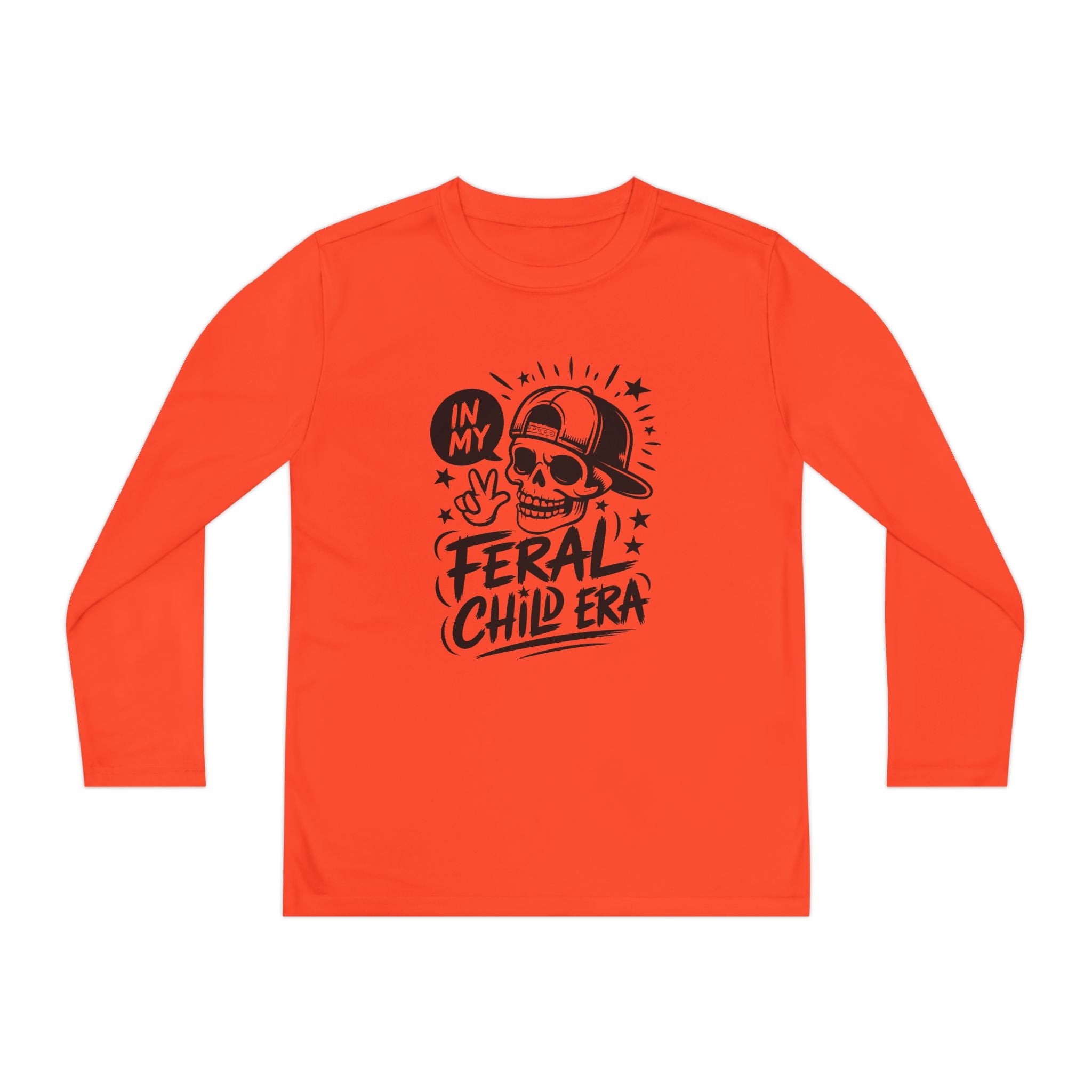 Youth Graphics Long Sleeve T-Shirt - In My Feral Child Era | Kids clothes by atgodanddesigns
