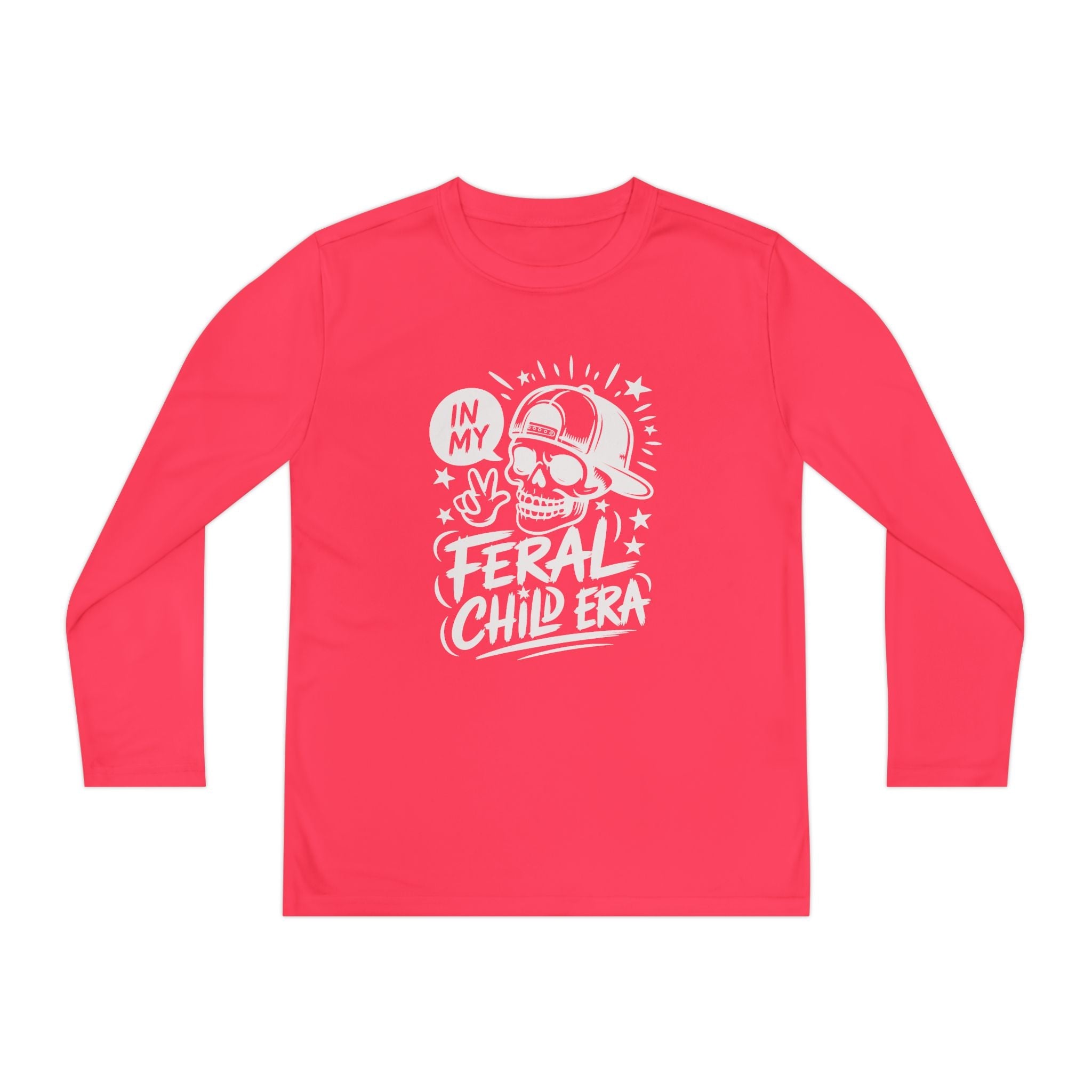 Youth Graphics Long Sleeve T-Shirt - In My Feral Child Era | Kids clothes by atgodanddesigns