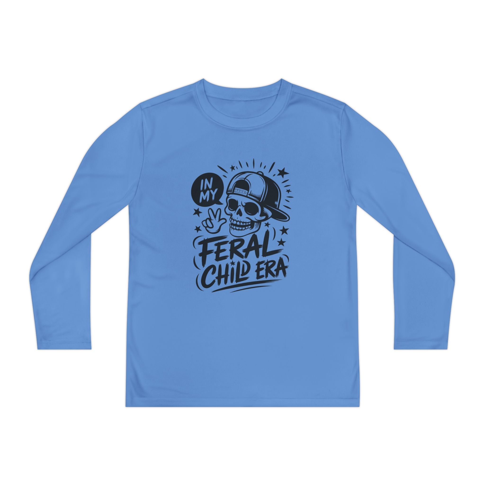 Youth Graphics Long Sleeve T-Shirt - In My Feral Child Era | Kids clothes by atgodanddesigns