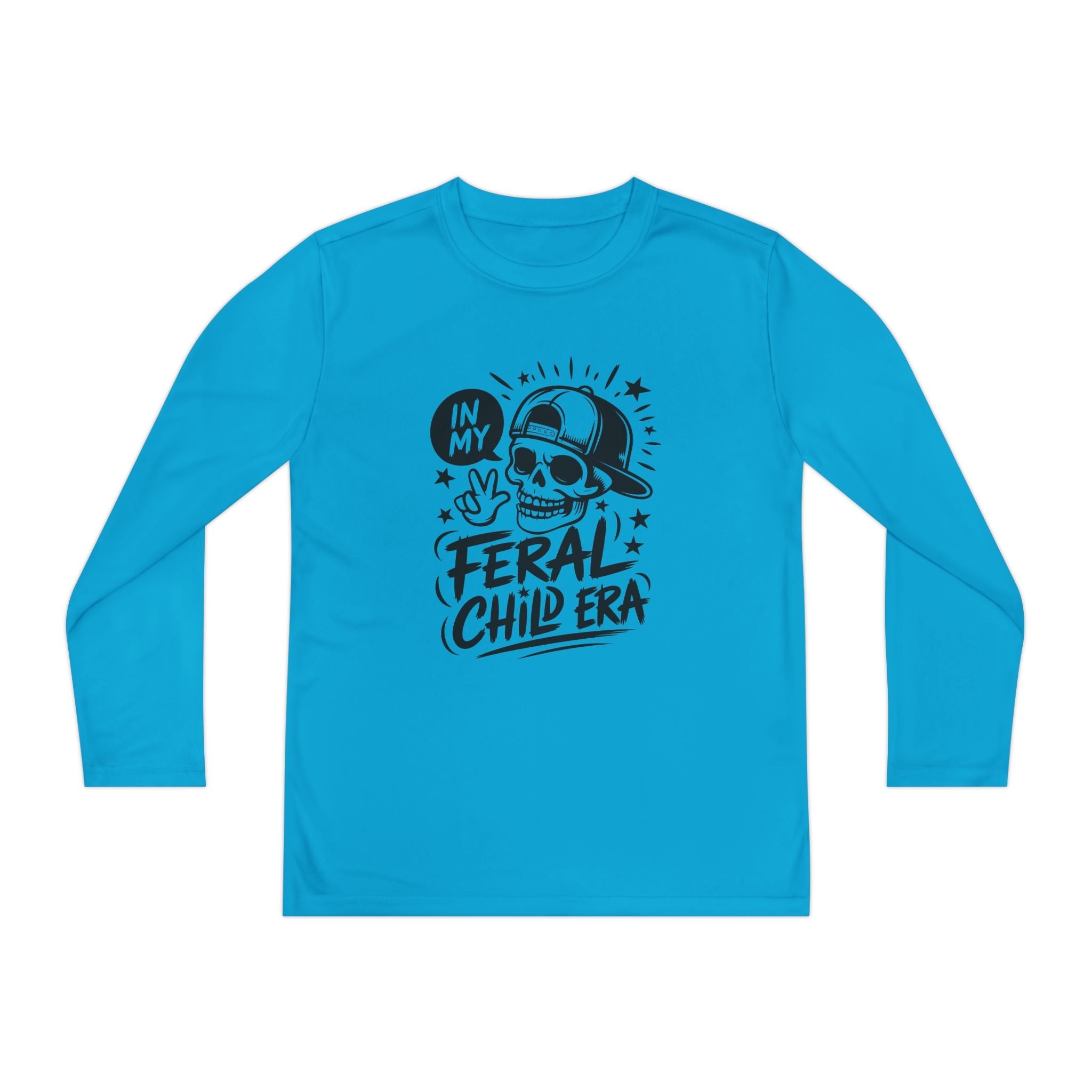 Youth Graphics Long Sleeve T-Shirt - In My Feral Child Era | Kids clothes by atgodanddesigns