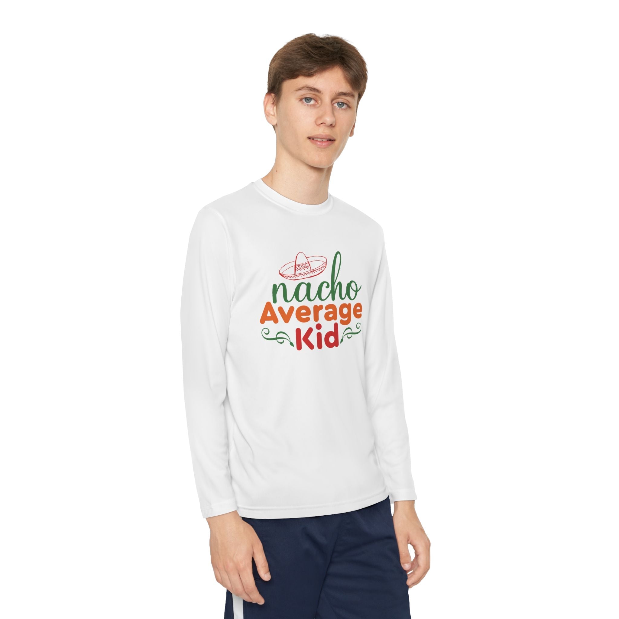 Youth Graphics Long Sleeve T-Shirt - Nacho Average Kid | Kids clothes by atgodanddesigns