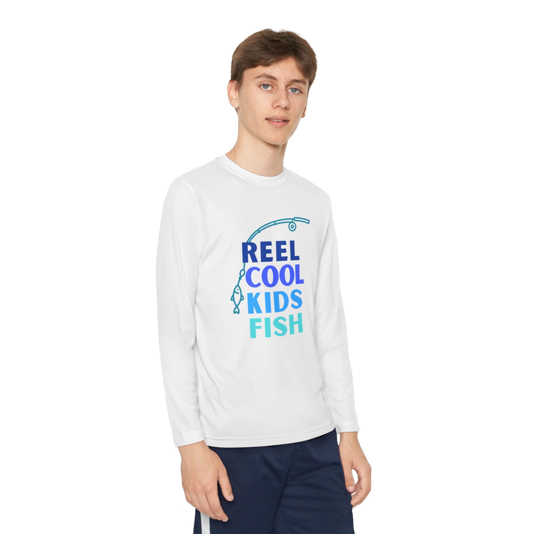 Youth Graphics Long Sleeve T-Shirt - Reel Cool Kids Fish | Kids clothes by atgodanddesigns