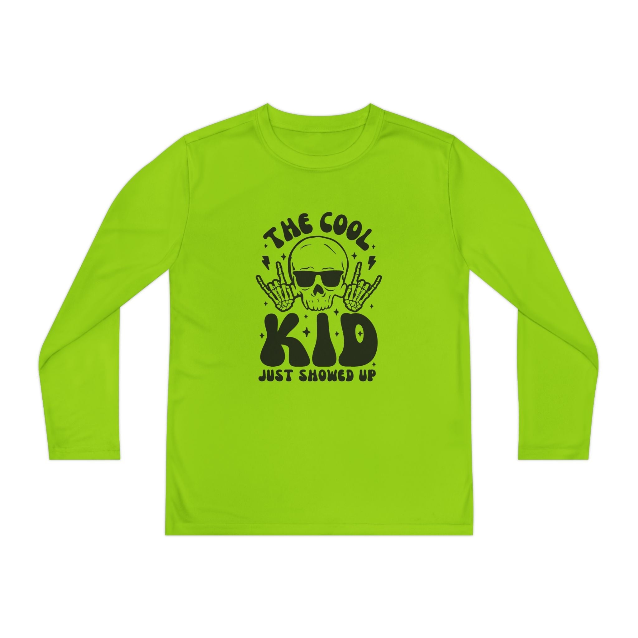 Youth Graphics Long Sleeve T-Shirt - The Cool Kid Just Showed Up | Kids clothes by atgodanddesigns