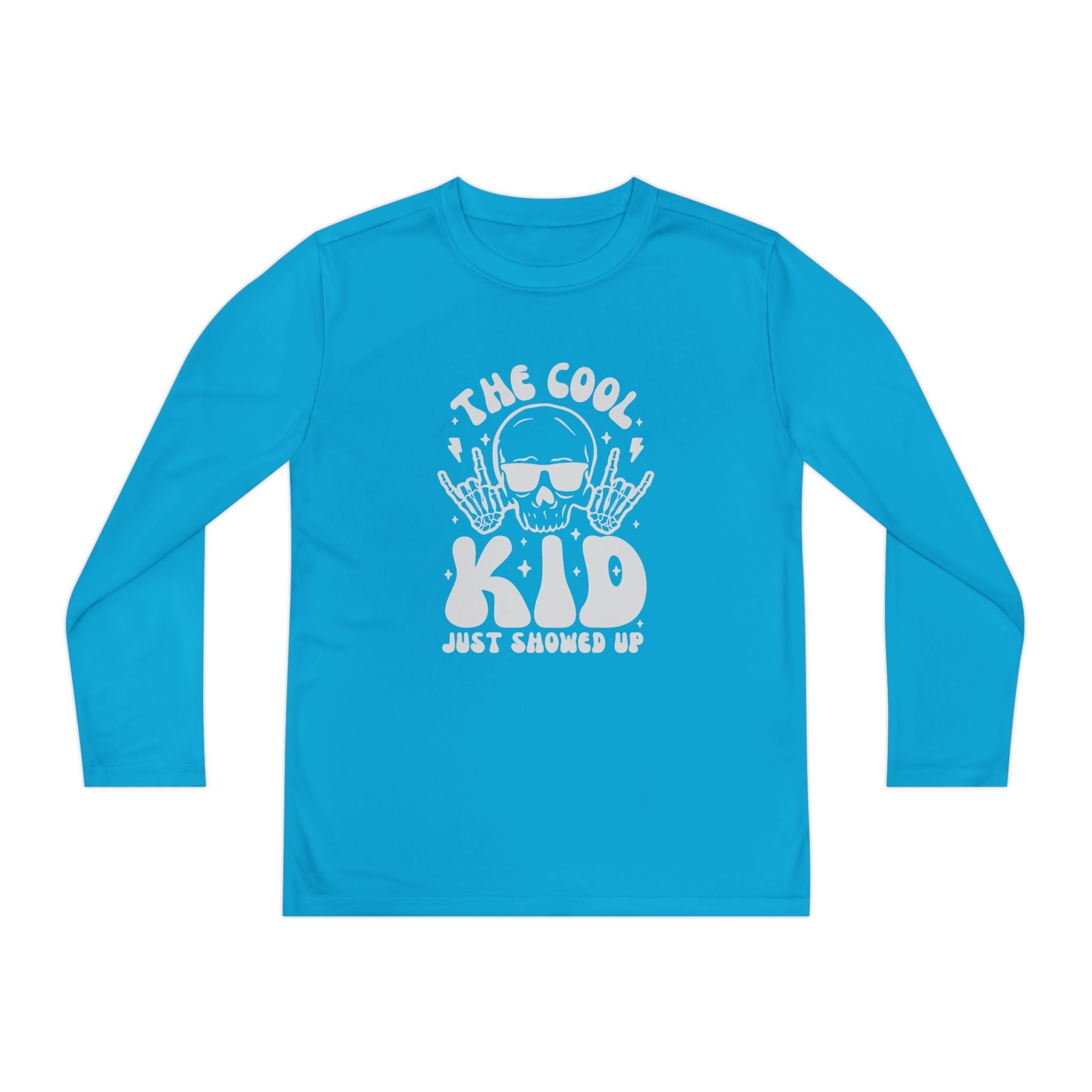 Youth Graphics Long Sleeve T-Shirt - The Cool Kid Just Showed Up | Kids clothes by atgodanddesigns