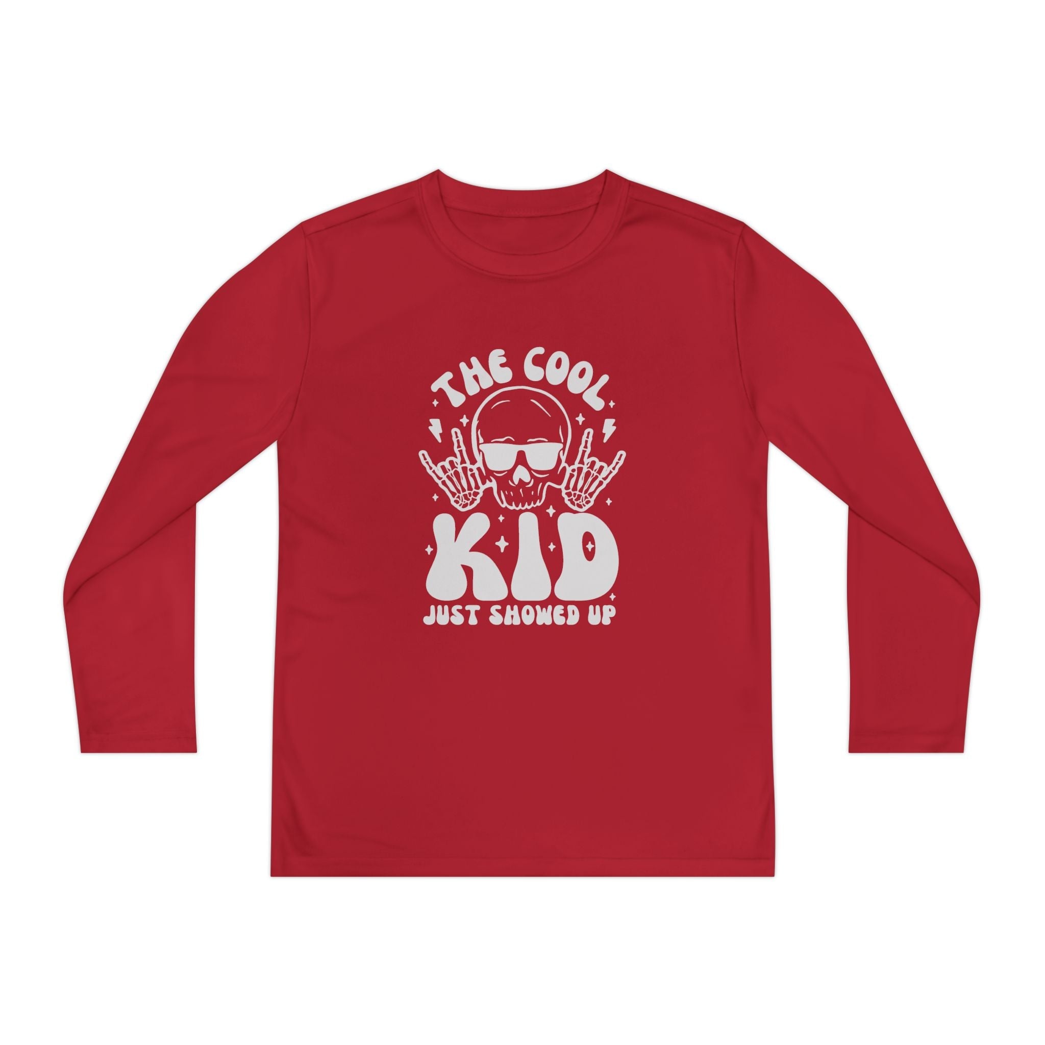 Youth Graphics Long Sleeve T-Shirt - The Cool Kid Just Showed Up | Kids clothes by atgodanddesigns