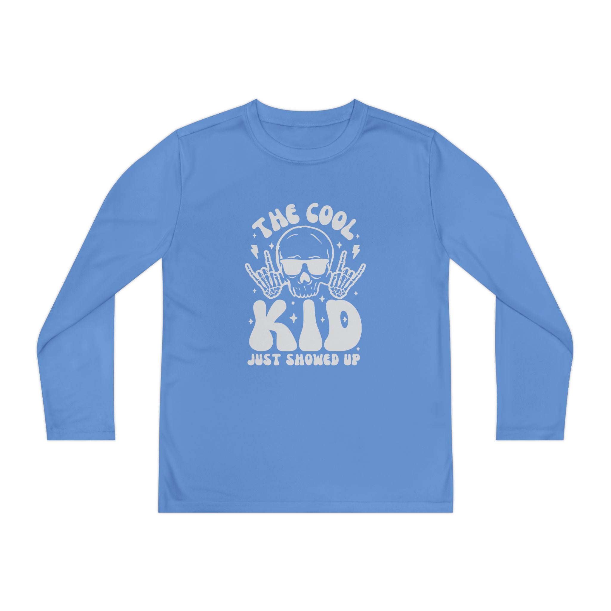Youth Graphics Long Sleeve T-Shirt - The Cool Kid Just Showed Up | Kids clothes by atgodanddesigns