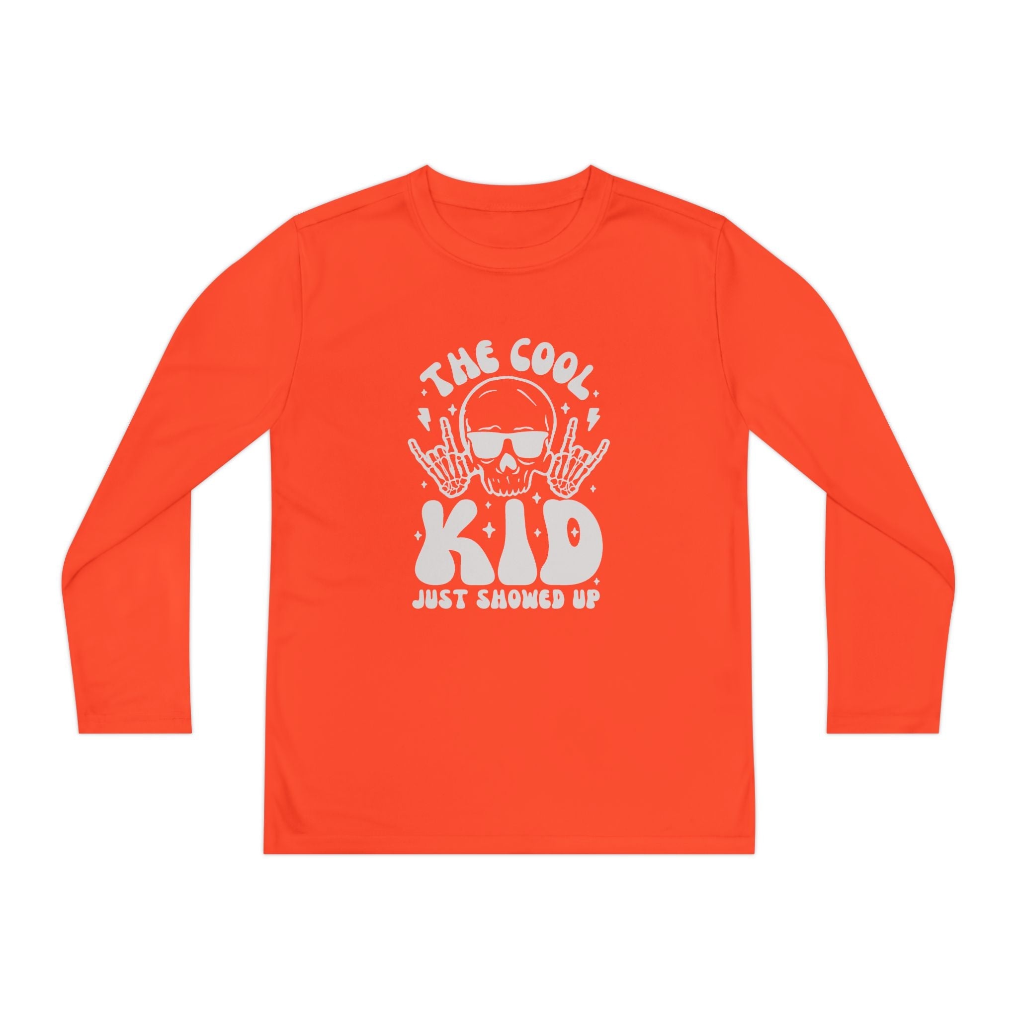 Youth Graphics Long Sleeve T-Shirt - The Cool Kid Just Showed Up | Kids clothes by atgodanddesigns