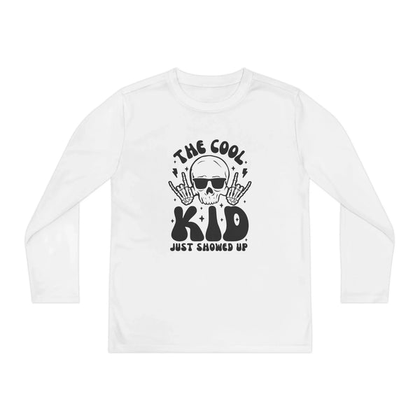 Youth Graphics Long Sleeve T-Shirt - The Cool Kid Just Showed Up | Kids clothes by atgodanddesigns