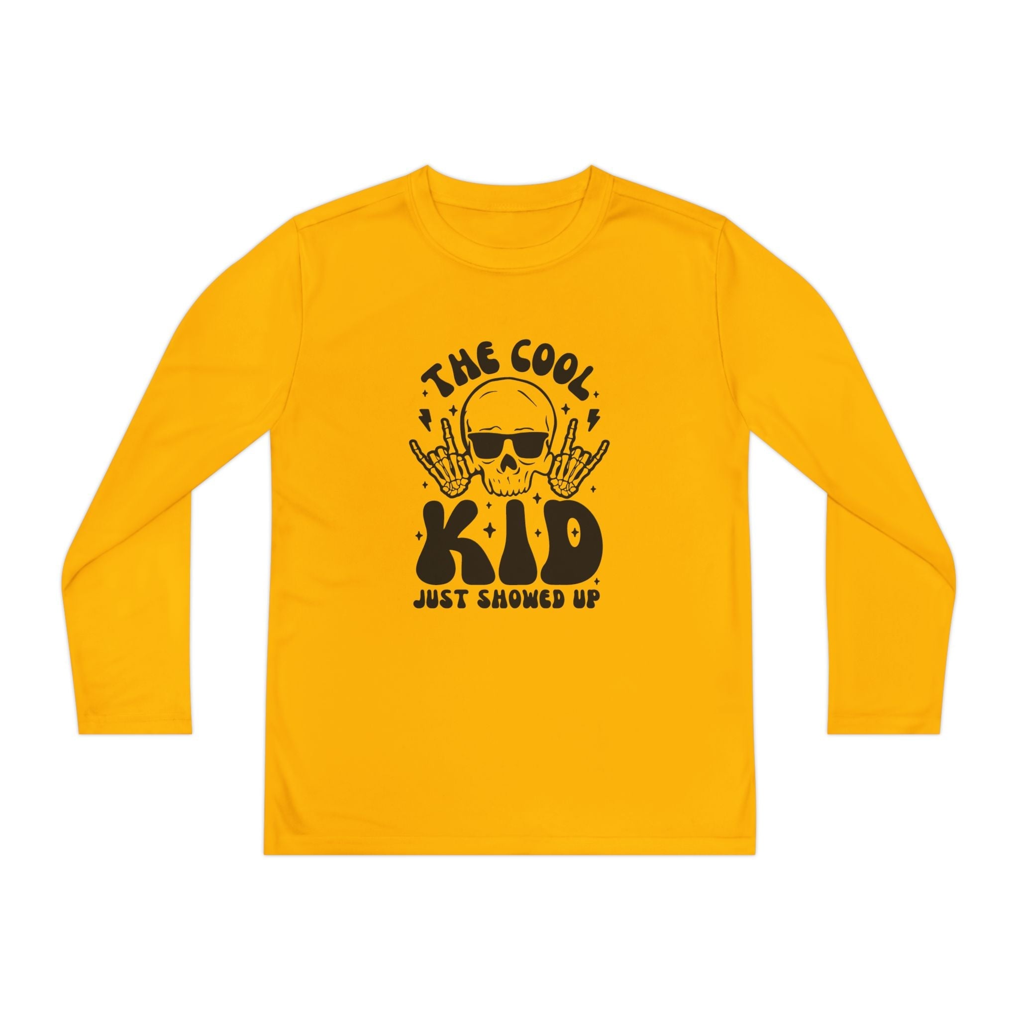 Youth Graphics Long Sleeve T-Shirt - The Cool Kid Just Showed Up | Kids clothes by atgodanddesigns