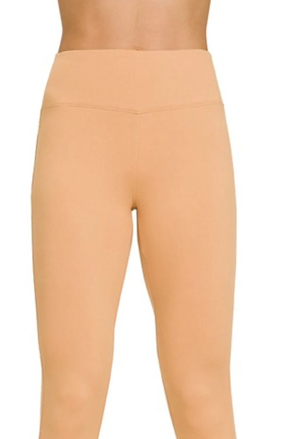Zenana Microfiber Waistband Leggings | by atgodanddesigns
